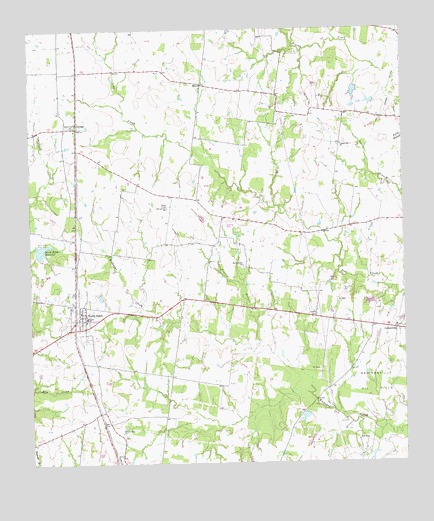 North Zulch, TX USGS Topographic Map