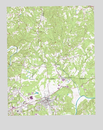 Northeast Eden, NC USGS Topographic Map