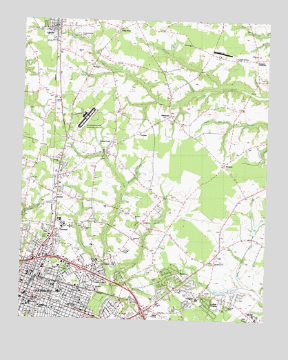 Northeast Goldsboro, NC USGS Topographic Map