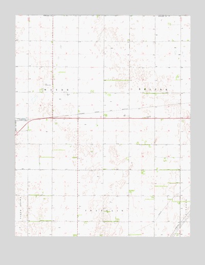 Belpre NW, KS USGS Topographic Map