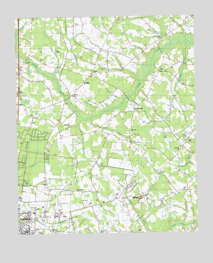 Northeast Lumberton, NC USGS Topographic Map
