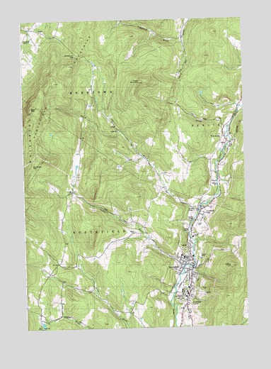 Northfield, VT USGS Topographic Map