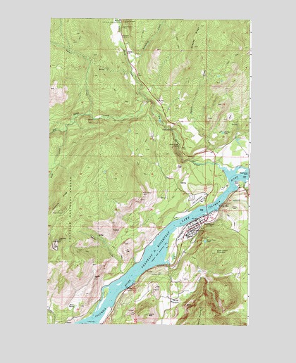 Northport, WA USGS Topographic Map