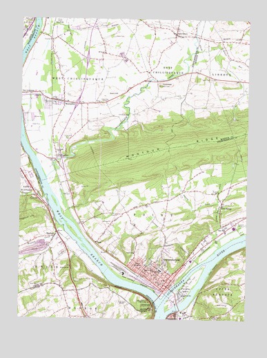Northumberland, PA USGS Topographic Map