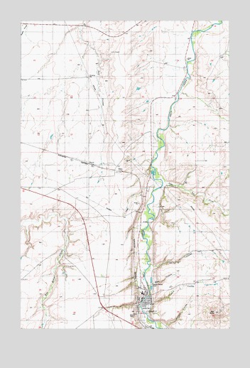 Belt, MT USGS Topographic Map