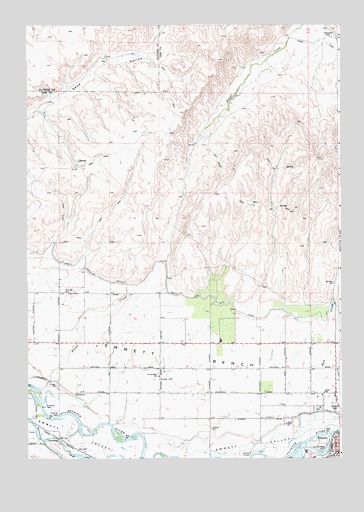 Northwest Emmett, ID USGS Topographic Map