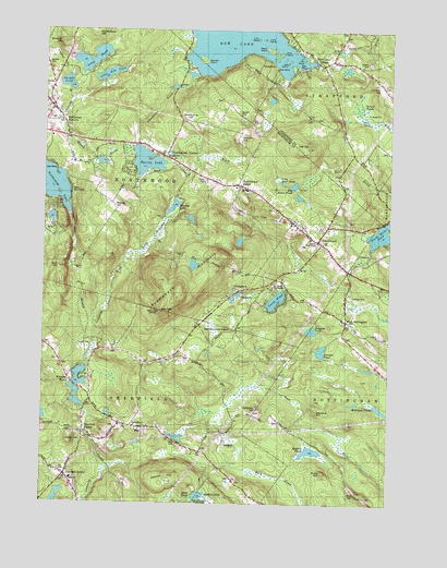 Northwood, NH USGS Topographic Map