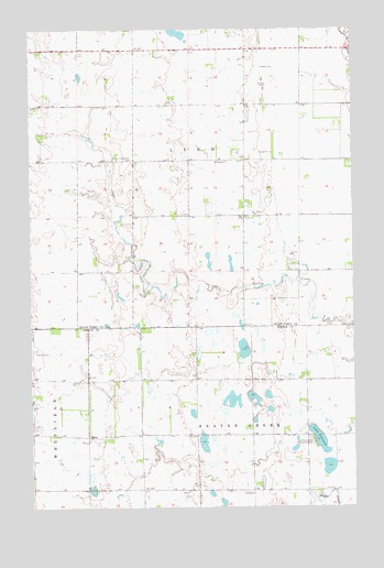 Northwood NW, ND USGS Topographic Map
