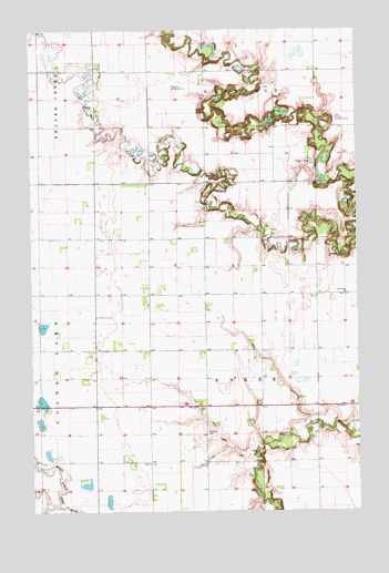Northwood SE, ND USGS Topographic Map