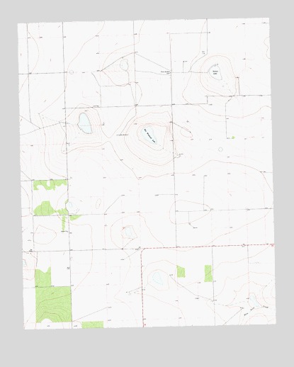 Norton Lake, TX USGS Topographic Map