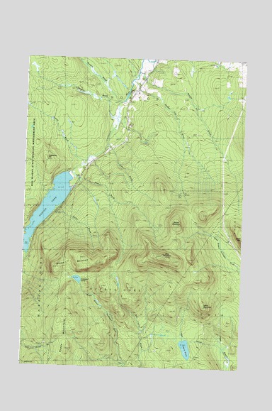 Norton Pond, VT USGS Topographic Map