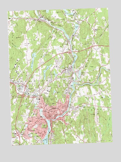 Norwich Ct Gis Map Norwich, Ct Topographic Map - Topoquest