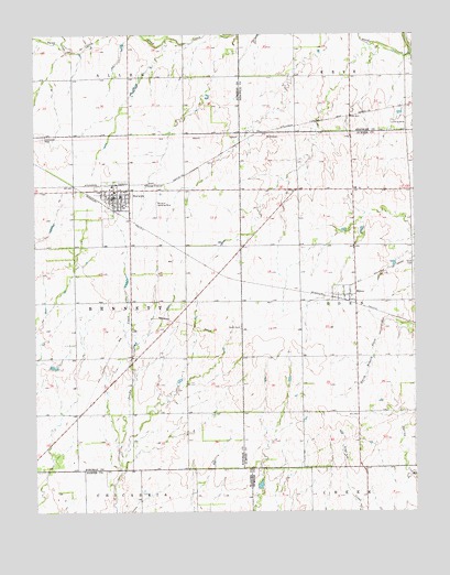 Norwich, KS USGS Topographic Map