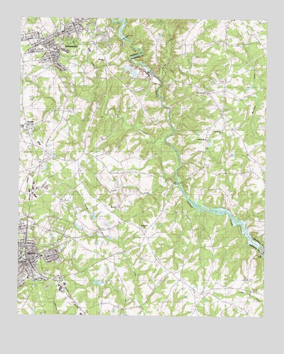 Belton East, SC USGS Topographic Map