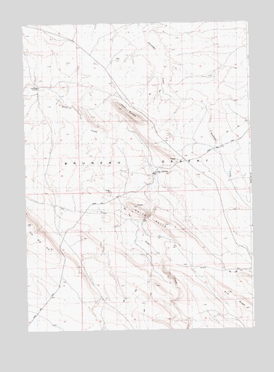 Notch Butte, ID USGS Topographic Map