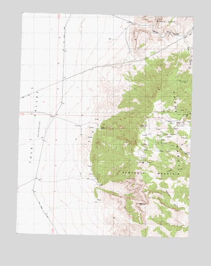 Notch Peak, UT USGS Topographic Map