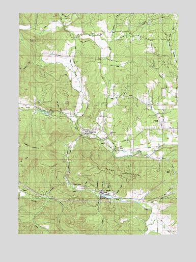Noti, OR USGS Topographic Map