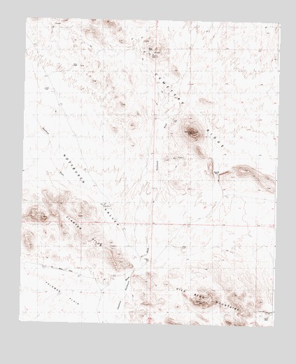 Nottbusch Butte, AZ USGS Topographic Map