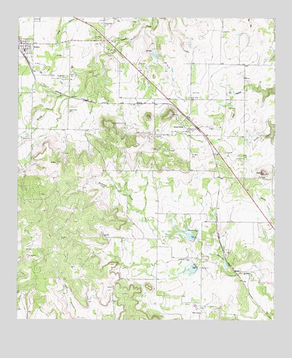 Novice East, TX USGS Topographic Map