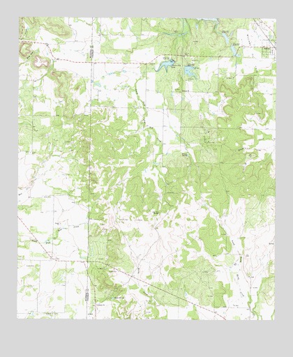Novice West, TX USGS Topographic Map