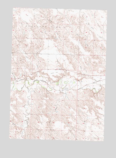 Nowlin, SD USGS Topographic Map