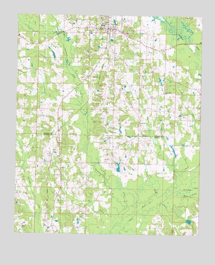 Noxapater, MS USGS Topographic Map