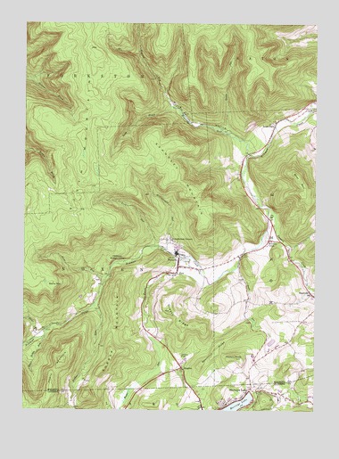 Noxen, PA USGS Topographic Map