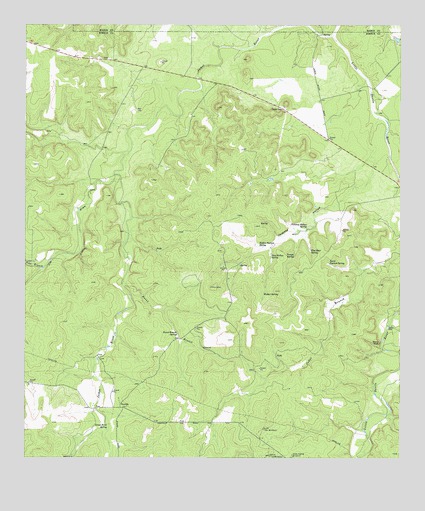 Noxville, TX USGS Topographic Map
