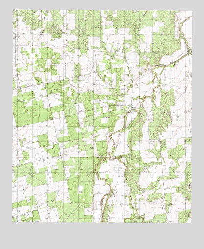 Nugent, TX USGS Topographic Map