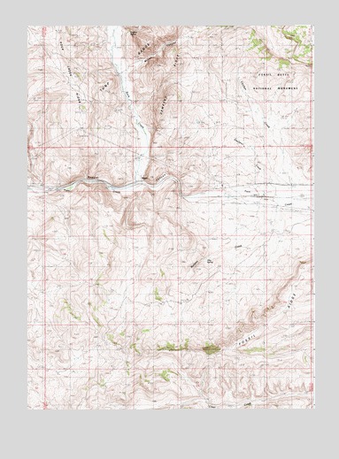 Nugget, WY USGS Topographic Map