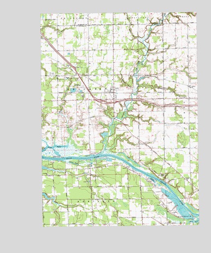 Nunica, MI USGS Topographic Map