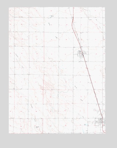 Nunn, CO USGS Topographic Map