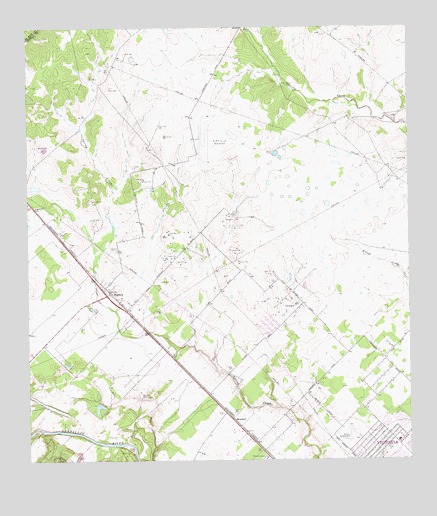 Nursery, TX USGS Topographic Map