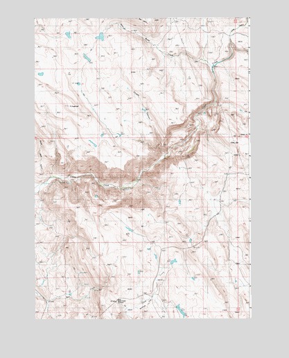 Nutmeg Flat, ID USGS Topographic Map