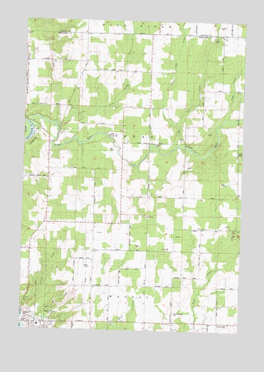 Nutterville, WI USGS Topographic Map