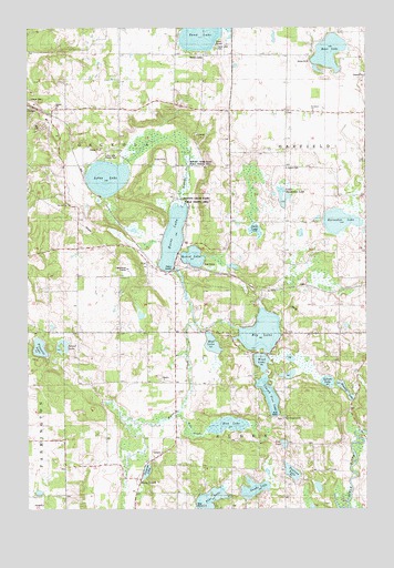 Nye, WI USGS Topographic Map