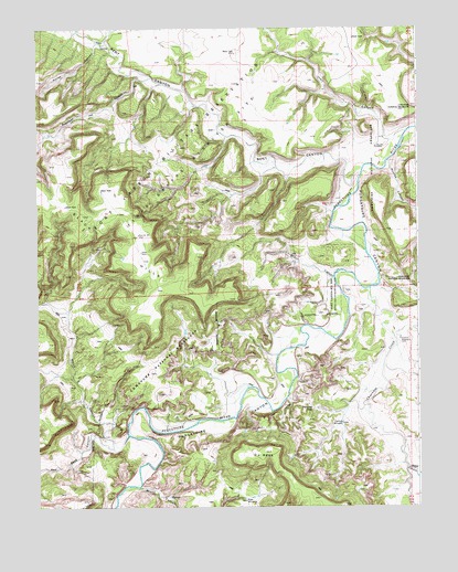 O V Mesa, CO USGS Topographic Map