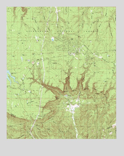 O W Point, AZ USGS Topographic Map