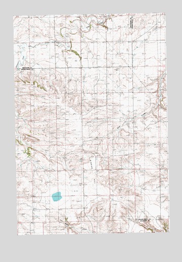 O'Brien Hill, MT USGS Topographic Map