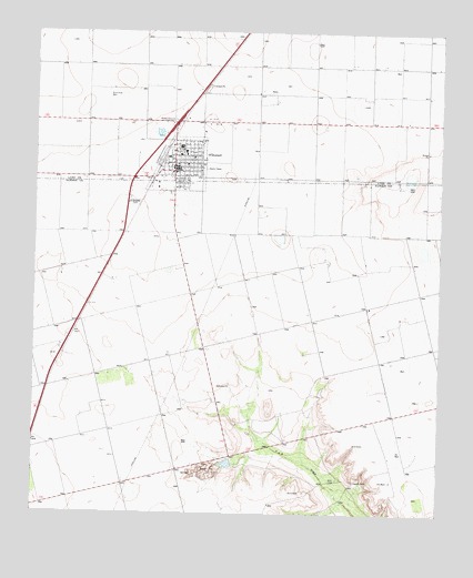 O'Donnell, TX USGS Topographic Map