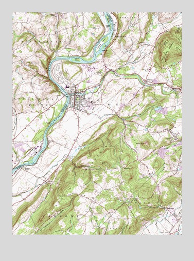 Belvidere, NJ USGS Topographic Map