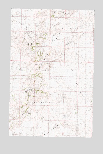 O'Juel Lake, MT USGS Topographic Map