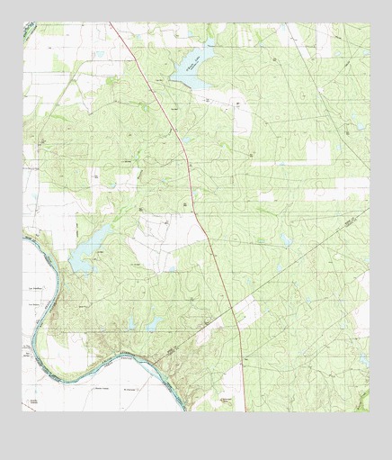 O'Keefe Lake, TX USGS Topographic Map