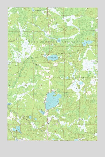 O'Leary Lake, MN USGS Topographic Map