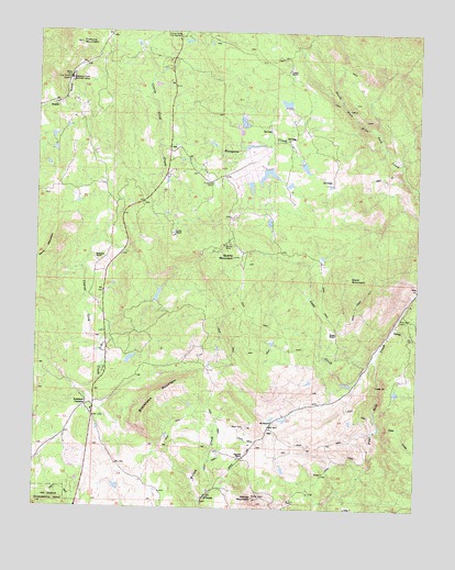 O'Neals, CA USGS Topographic Map