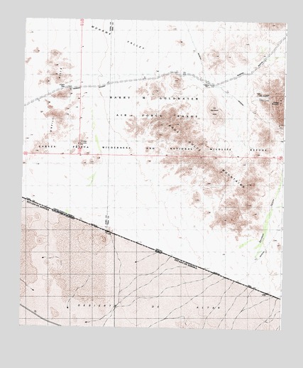 O'Neill Hills, AZ USGS Topographic Map