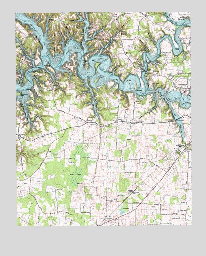 Belvidere, TN USGS Topographic Map