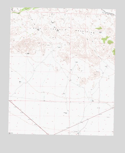 O'Neill Pass, AZ USGS Topographic Map