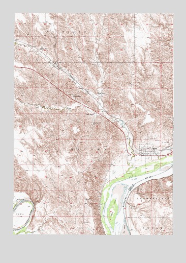 Oacoma, SD USGS Topographic Map