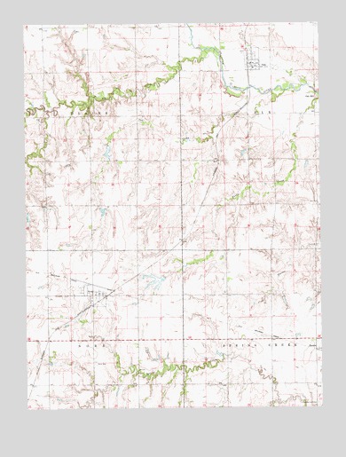 Oak, NE USGS Topographic Map